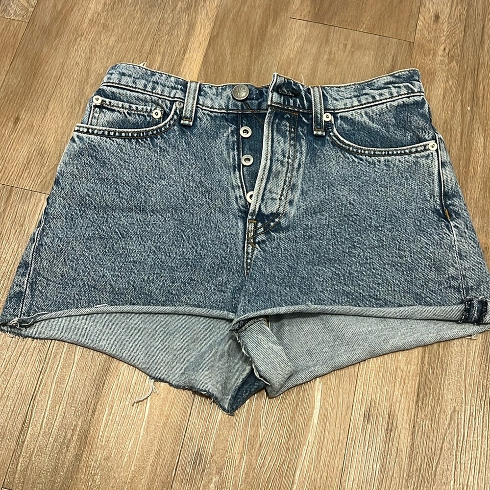 Rag & Bone Maya High-Rise Shorty Shorts